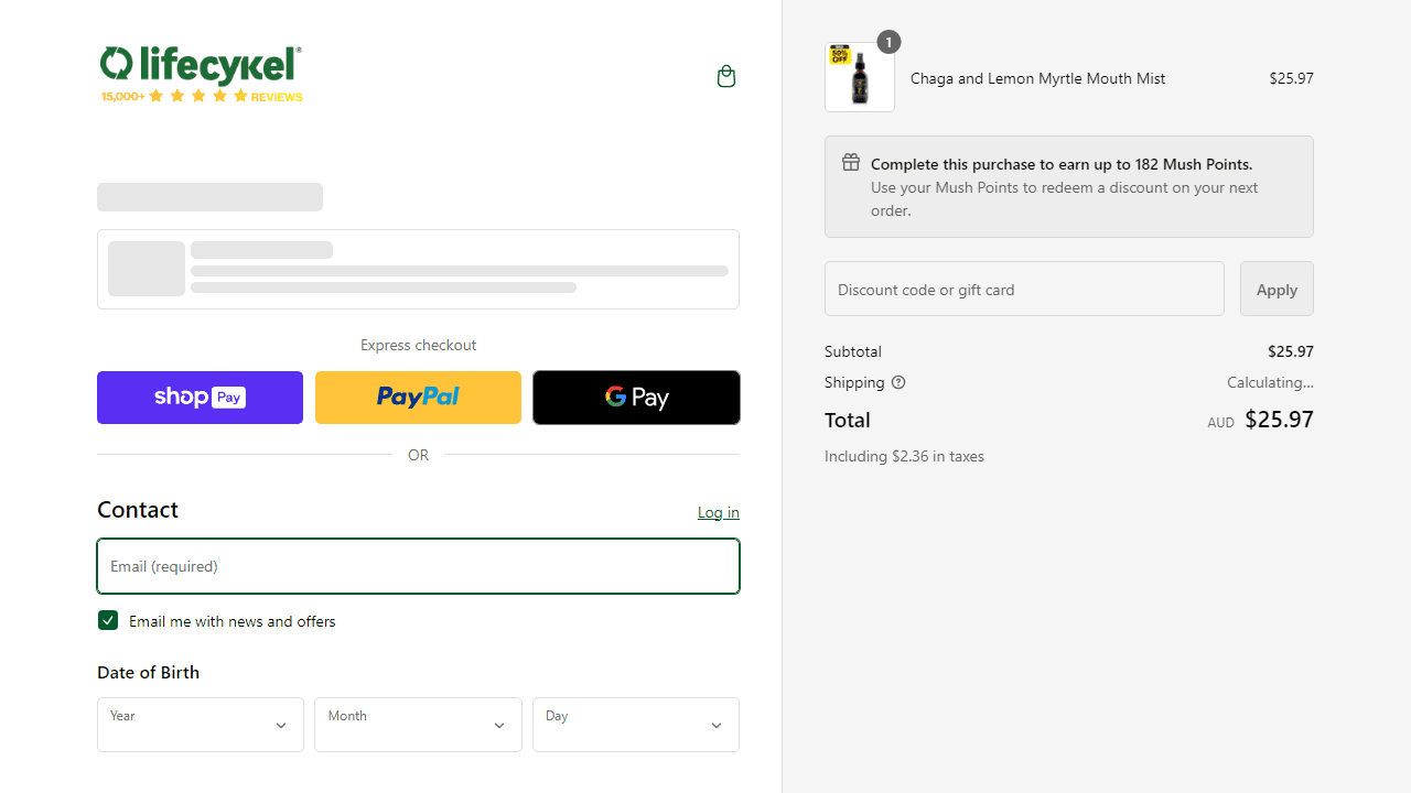 How to apply Life Cykel coupon code